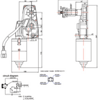 Allpa Ruitenwissermotor (ZD1330C) model 'Echo' - 12V/30W
