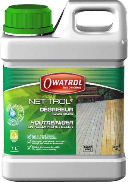 Owatrol Net-trol. Houtreiniger en -ontgrijzer.