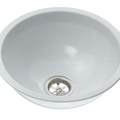 allpa RVS fonteintje met witte epoxy finish