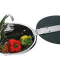 allpa RVS Spoelbak, rond, met gehard glas deksel, 300X180mm incl koudwater kraan