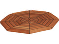 Teak tafelblad / Eight