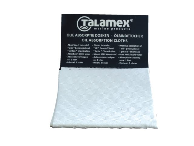 Slurpdoeken olieabsorptie - Verpakt per 3 doeken