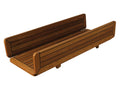 Teak tafelblad / Wings