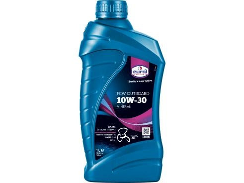 Motorolie voor outboard 10W30 FCW Eurol 1ltr