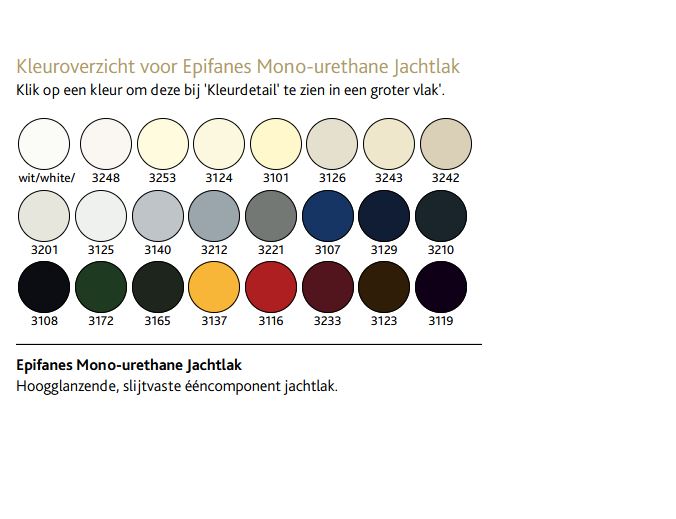 Epifanes Mono-urethane Jachtlak / 750ml.