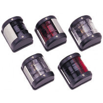 allpa LED-positielantaarn, 2-kleuren, 12V, LED 0,54W, wit kunststof huis met rode / groene lens